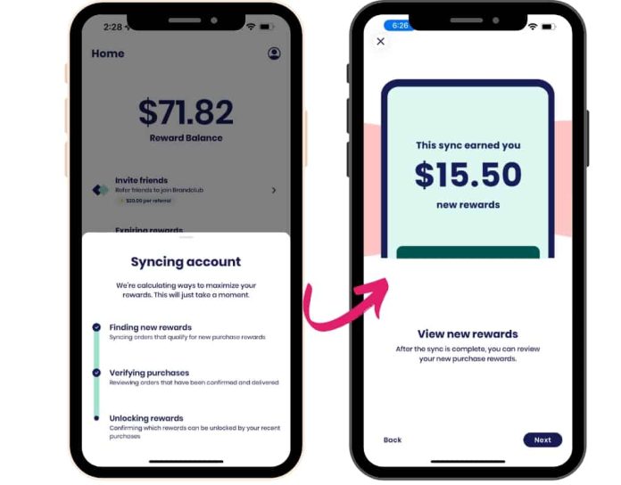 Syncing Purchases on the Brandclub App